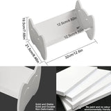 Hggzeg Kids Bookcase Small Desktop Children Bookshelf Storage Display Rack, White Book Organizer for Kids Room (White) Hggzeg