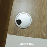 Sileye Electric Sit Dual Motor Height Adjustable, Memory Stand Up Desk with Drawer, Ideal for Daily Use at Home Office, Bedroom, 63x30 Inch, White and Oak Sileye