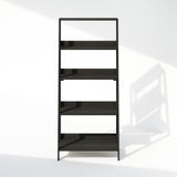 Furinno Ladder Display Shelf, 5-Tier, Espresso Furinno