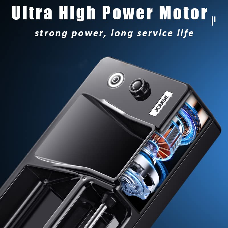 Electric Cigarette Injector Machine Rechargeable Cigarette Rolling Maker Infrared Sensing Portable Tobacco Injector Household Automatic Rolling Machine 6.5mm Tube (Silver) Malisseladi