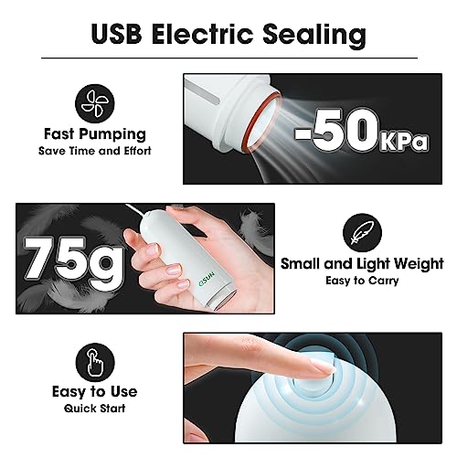 eSUN 3D Printing Filament Electronic Vacuum Storage Kit Pro 2, Spool Storage Sealing Bags Dust Proof Humidity Resistant for Keeping Filament Dry, 10 Vaccum Bags/Kit eSUN