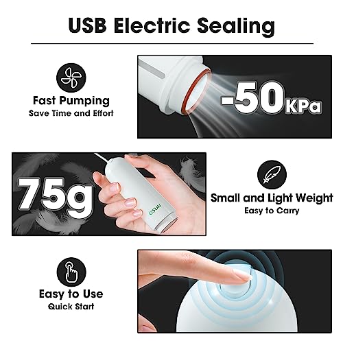 eSUN 3D Printing Filament Electronic Vacuum Storage Kit Pro 2, Spool Storage Sealing Bags Dust Proof Humidity Resistant for Keeping Filament Dry, 10 Vaccum Bags/Kit - WoodArtSupply