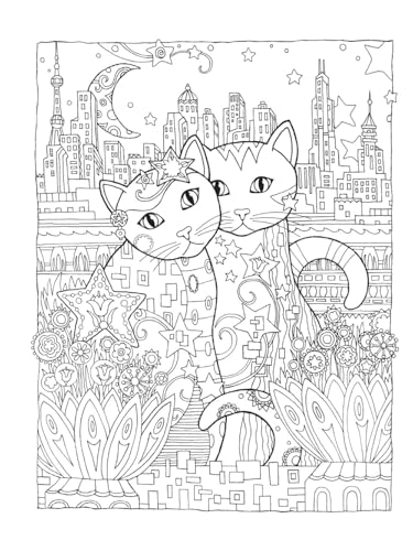 Creative Haven Creative Cats Coloring Book (Adult Coloring Books: Pets)