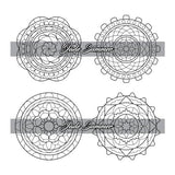100 Mini Mandalas: A Mandala Coloring Book for Adults and Kids with Easy, Cute, and Tiny Designs for Stress Relief and Relaxation WoodArtSupply