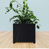 Black Wallpaper - Wood Peel and Stick Wallpaper – Black Wood Self-Adhesive & Removable Wall Paper for Countertop Furniture Kitchen Wall, Countertop Contact Paper, Easy to Clean, 17.7” × 118” Vinyl tiltil