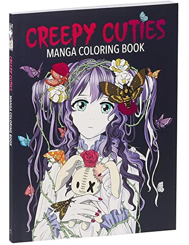 Creepy Cuties Manga Coloring Book WoodArtSupply