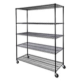 Seville Classics UltraDurable Heavy Duty NSF Solid Steel Wire Rack Storage Unit, Organizer for Garage, Warehouse, Office, Restaurant, Classroom, Seville Classics