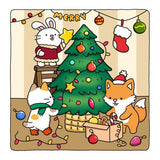 Fuzzy Hygge: Christmas Vibes Coloring Book for Adults & Teens Featuring Cozy Festive Holiday Winter Scenes with Adorable Animals Characters (Fuzzy Friends Coloring) Vivi Tinta