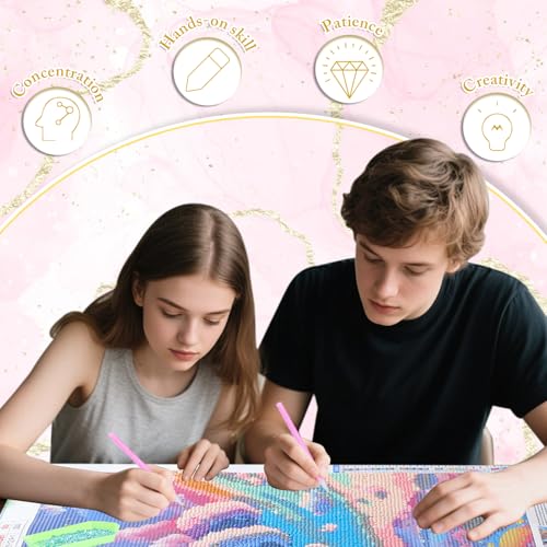 UIBDVKS 5D Diamond Painting Kits for Adults The Tasty Hamburger Diamond Art Kit DIY Full Round Drill Food with Diamonds Gem Art Help Relieve Stress 12x16 inch UIBDVKS