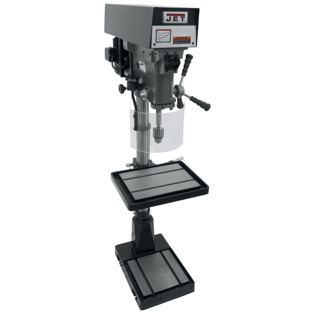 JET 15-Inch Step Pulley Drill Press, 6 Speed, 1Ph 115/220V (Model J-A3816) - WoodArtSupply