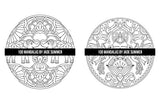 Mandala Coloring Book: For Adults with 100 Magical Mandalas WoodArtSupply