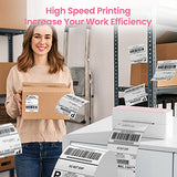 Phomemo Bluetooth Thermal Label Printer, 241BT 4X6 Wireless Shipping Label Printer for Small Business, Pink Labels Printers for Shipping Package, Compatible with iPhone, Android, Shopify, Amazon, USPS