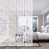 12+4PCS KEIBIKEIDI Hanging Room Divider Screens Made of Environmentally PVC, Simple and Modern White Hanging Panel Screen for Decoration Home, Livingroom,Bedroom, Kitchen, Dining Room,Hotel and Bar KEIBIKEIDI