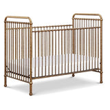 Namesake Abigail 3-in-1 Convertible Baby Crib (Gold) - GREENGUARD Gold Certified - Convertible Crib to Toddler Bed and Daybed - Baby Bed w/ 4 Adjustable Heights - Vintage Baby Crib Convertible