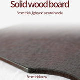 Large Walnut Wooden Paint Palette 20 x 16 Inch - Kidney Shaped Oil Painting Pallet, Color Mixing Tray for Pro, Artist Art Students, Gouache 50 * 40 cm (Oval 20 x 16 inch) KIILOMP