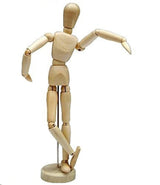 HSOMiD 12'' Artists Wooden Manikin Jointed Mannequin Perfect for Home Decoration/Drawing The Human Figure (A) HSOMiD