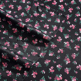 Betsey Johnson - King Bed Sheets, Soft & Lightweight Bedding, Fade & Wrinkle Resistant (Bouquet Ditsy Black, King) Betsey Johnson