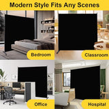 Room Divider 6FT Single Panel Privacy Screen, 71'' Wide Fabric Indoor Room Divider Wall Divider for Room Separation, Portable Room Partitions and Dividers Freestanding Temporary Wall Room Separators HOMSCREENER