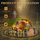 DIY Miniature House Kit - Wooden 3D Puzzles Blind Box Design, Stress-Relieving Craft for Teens & Adults, Dollhouse Kit Gift & Home Decor