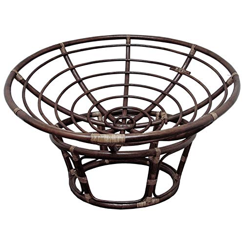 International Caravan Bali 42-inch Rattan Papasan Chair Replacement Frame (Cushion not Included) International Caravan