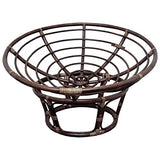International Caravan Bali 42-inch Rattan Papasan Chair Replacement Frame (Cushion not Included) International Caravan