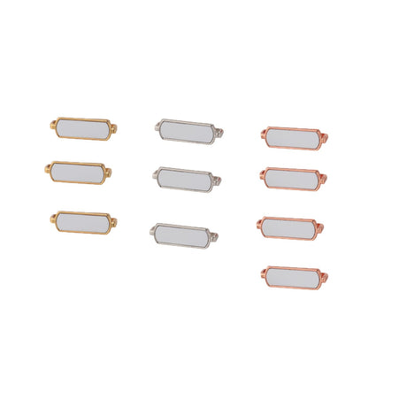 Dielianyi Blank Sublimation Watch Charms for Smartwatch Bands Personalized Sublimation Watch charm Blank set (Set of 10) (rectangle) Dielianyi