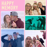 OZIS 1 Door Inflatable Photo Booth Enclosure 8.2ftx8.2ft with Blower 16 Colors Portable Inflatable Photo Booth Tent for Wedding, Party, Events, Proms, Birthday, Bars (White) OZIS