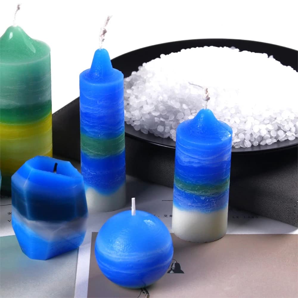 TooGet Paraffin Wax Pellets, 100% Pure Natural White Paraffin Wax Pellets for Candle Making, Canning, Waterproofing, Cosmetic Formulations - 32 OZ TooGet