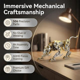 3D Metal Puzzle for Adults,Mechanical Cheetah Puzzle Building Set，3D Metal Model Kit, Brain Teaser Puzzles DIY Assembling for Stress Relief - A Collectible Gift for a man (Cheetah)