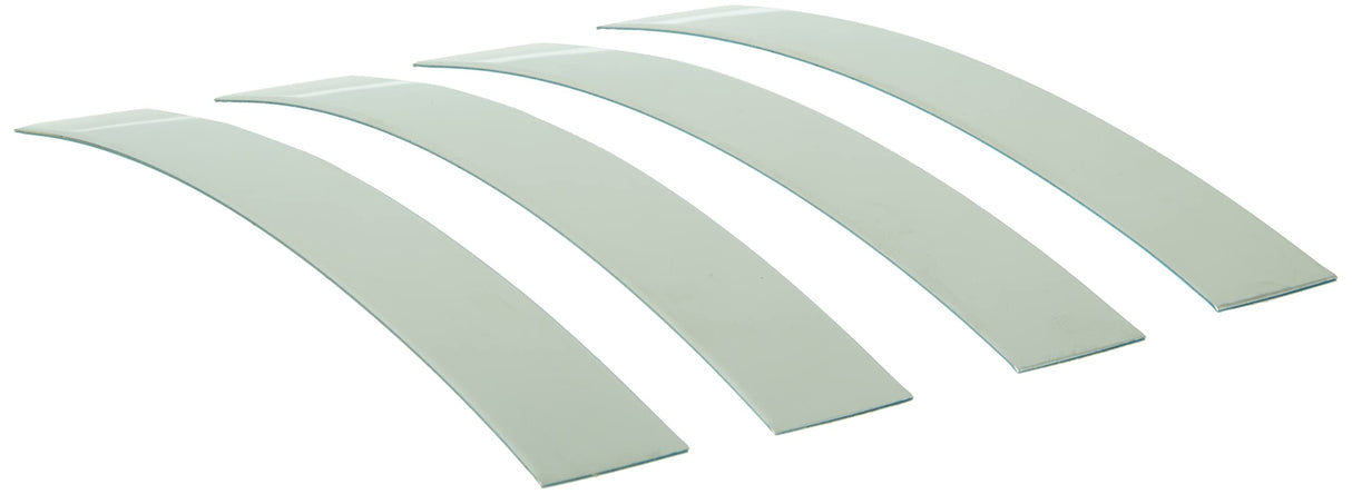 Xcluder Stainless Steel Garage Door Rodent Shield; 2 Door Kit with 8-inch Door Strips (Pack of 4); Keep Rats and Mice Out; Suitable for Residential and Commercial Use (162942) Xcluder