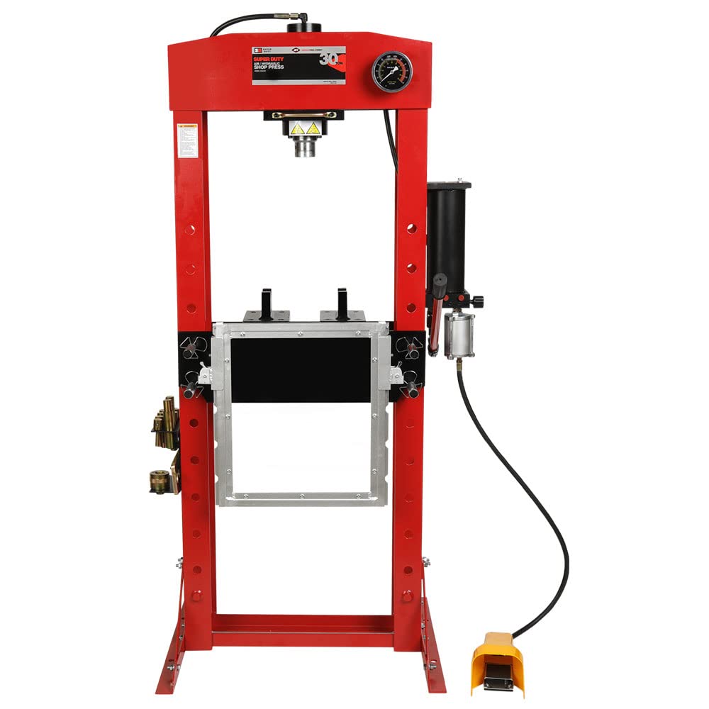 AFF 30 Ton Hydraulic Shop Press - Super Duty