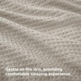 Bedsure Luxury Waffle Duvet Cover Queen Size - Textured Duvet Cover Set, Soft, Breathable Bedding Set (90"x90") with 2 Pillow Shams for All Season, Linen, Comforter Sold Separately Bedsure