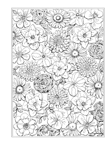 Creative Haven Spring Scenes Coloring Book (Adult Coloring Books: Seasons) Dover Publications