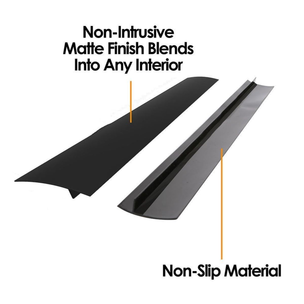 2 Pack Flexible Kitchen Stove Gap Covers, Silicone Gap Fillers Between Counter and Stovetop, Oven, Washer, Dryer, Easy to Wipe, Food grade (Black, 21 Inches) WoodArtSupply