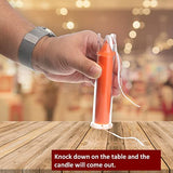 MILIVIXAY 2PCS Taper Candle Molds - Pillar Candle Molds - Perfect for Making Emergency Candles, Chime Candles, Table Candles-Including 30 Ft Wicks,1pc Wire and 2pc Wick Clips.
