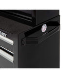 Husky 26 in. W 4-Drawer Rolling Cabinet Tool Box Chest in Gloss Black cakuuma