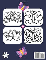 Butterfly Coloring Book For Toddlers 2-4 years: Fun Activity Coloring books for kids and Children. Majosta