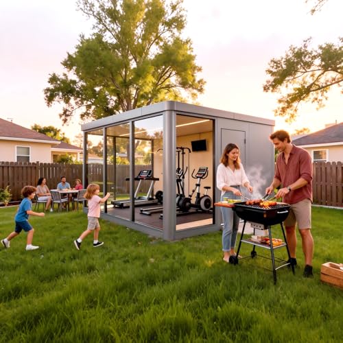 Vestael Modular Pods,ADUs/Prefab Studios Suitable for Office Work, Exercise and Dining in The Backyard T10