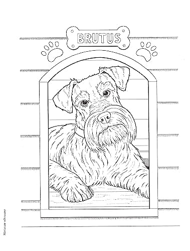 Creative Haven The Dog Lovers' Coloring Book (Adult Coloring Books: Pets) WoodArtSupply