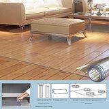 Office Chair Mat for Hardwood Floor, Clear Plastic Floor/Carpet Protector Pad, Hall Entrance Runner Rug,(145x400cm/4.7x13ft) CSNBDMBBSH