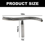 Vkinman Curved Lathe Tool Rest 1 Inch Diameter Post for Woodworking Wood Turning Lathe Turning Tool DIY Lathe Accessories Vkinman