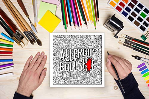 Swear Word Coloring Book For Adults: Zero F*cks Given WoodArtSupply