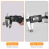 Wallmaster 2-Pack 15x45 Heavy Duty Garage Wall Shelving 45-inch-by-15-inch Wall Mount Garage Storage Rack Floating Shelves Max Load 400lb Black Wallmaster