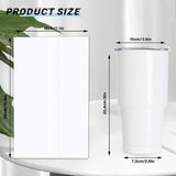 XccMe 30oz Stainless Steel Sublimation Tumblers Bulk,6PACK Double Wall Vacuum Insulated Coffee Mugs with Shrink Wrap Films and Splash Proof Lids,Travel Cups for DIY Gift,Coffee,Beverage White XccMe