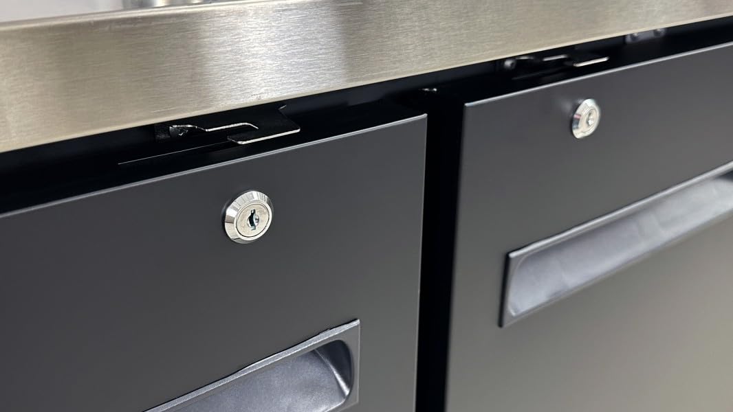 cooler depot Beer Keg Dispenser Kegerator Commercial Refrigerator Beer double Taps 60" - Black, Half-KegX2, TowerX2,2 Taps cooler depot