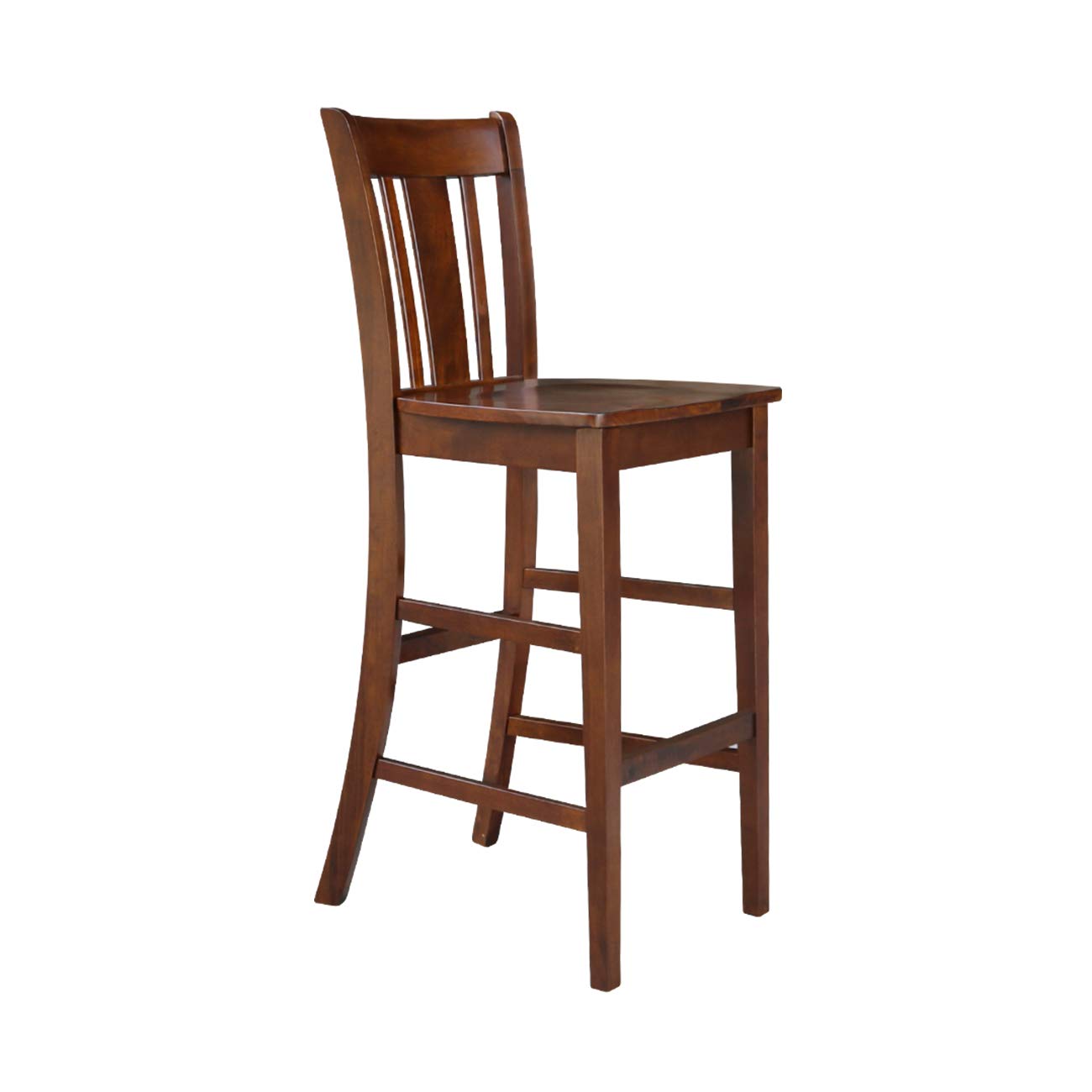 International Concepts San Remo Stool Barstool, Espresso - WoodArtSupply