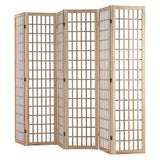 VEVOR Room Divider, 6 Panel Japanese Room Divider, Wood Folding Privacy Screen Indoor, Partition Dividers Portable Decoration Screens, for Room Separation Home Office Restaurant & Bedroom(Natural) VEVOR