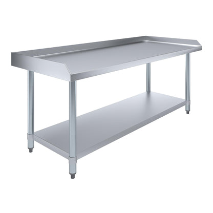 AmGood Stainless Steel Equipment Stand - Heavy Duty, Commercial Grade, with Undershelf, NSF Certified (24" Width x 60" Length) - WoodArtSupply