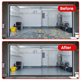 20Ft Universal Garage Door Bottom Threshold Seal Strip with 2 A-dhesives, Weatherproof Rubber DIY Weather Stripping Replacement, Black PETOX