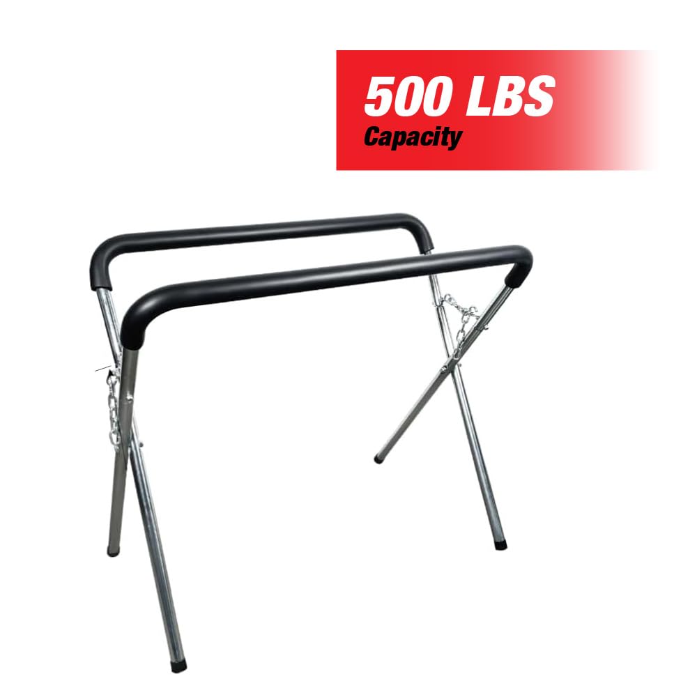 LAUCO Portable Workbench Folding Stand, 500 Pound Capacity Foldable Portable Work Stand , Heavy-Duty Bumper Stand for Garage and Shop LAUCO